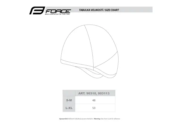 Force Freeze winter cap under helmet black