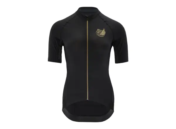 Silvini Mottolina women's jersey short sleeve Black/Gold