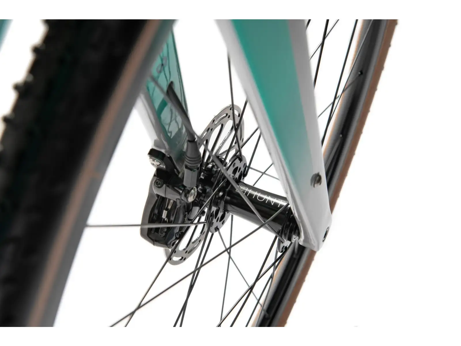Bombtrack Tension 2 cyclocross bike Glossy Grey / Green