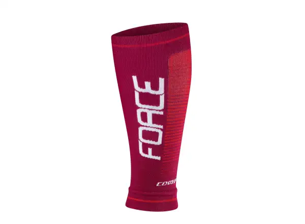 Force compression leg sleeves burgundy/red