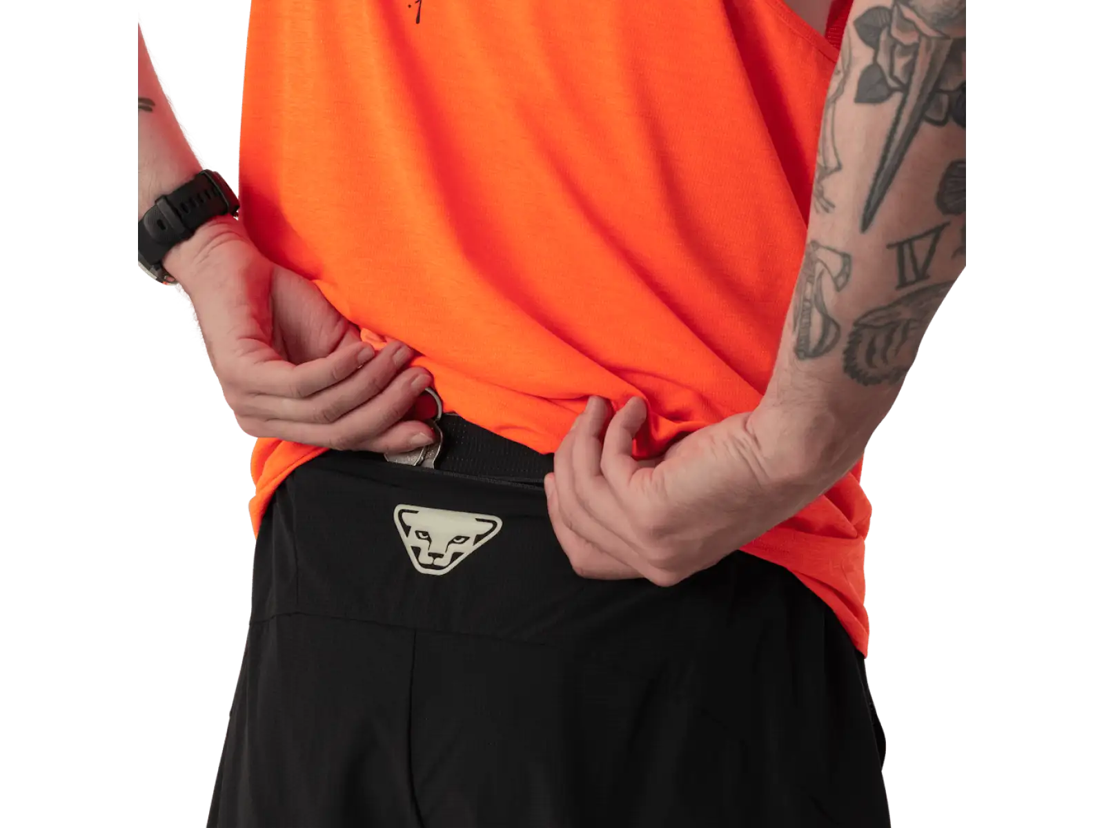 Dynafit Trail 2in1 men's running shorts Black Out/Overcast