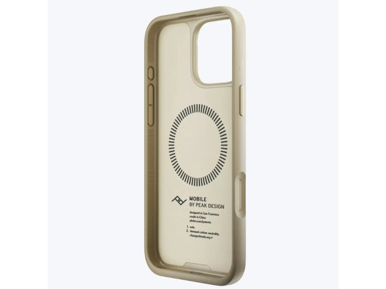 Peak Design Mobile Everyday Clarino Case iPhone 16 Pro Max phone case Bone