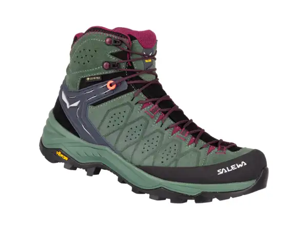 Salewa Alp Trainer 2 Mid GTX women's shoes Duck Green/Rhododendon
