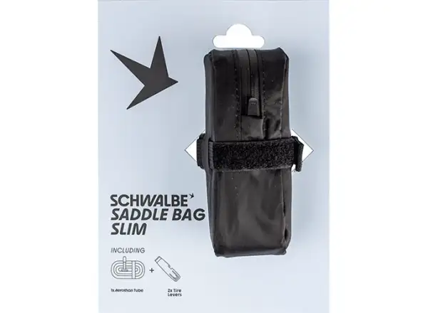 Schwalbe Aerothan saddle bag with SV15AE tube and 2 tire levers