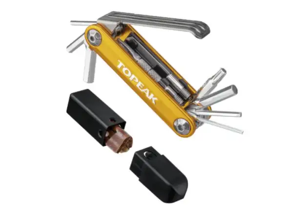 Topeak Tubi 11 Combo multi-tool 11 functions gold