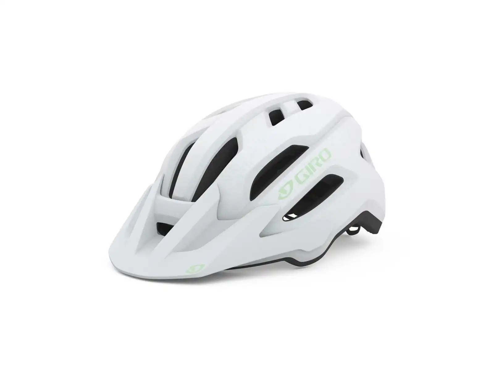 Giro Fixture II women's helmet Mat White/Space Green size Uni (50–57 cm)