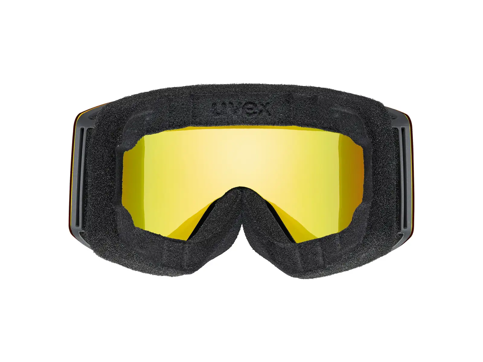 Uvex Provoque FM ski goggles black matt/rainbow - yellow