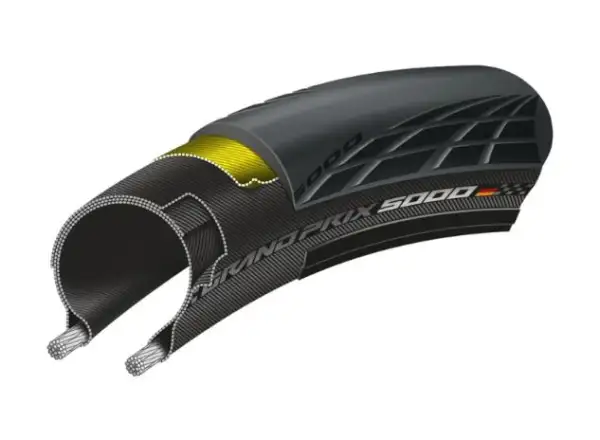 Continental GrandPrix 5000 road tire kevlar 25 - 622 black - Z KOLA