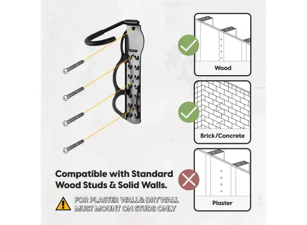Bike Hand YC-101 wall mount for bicycle by front wheel
