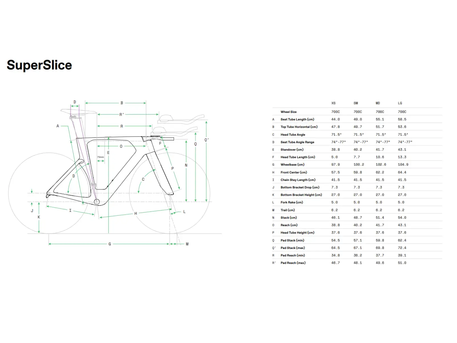 Cannondale SuperSlice A/M road frameset RAW