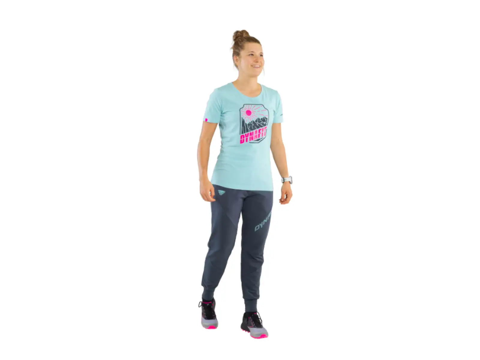 Dynafit Graphic Cotton women's T-shirt Marine Blue/Badge