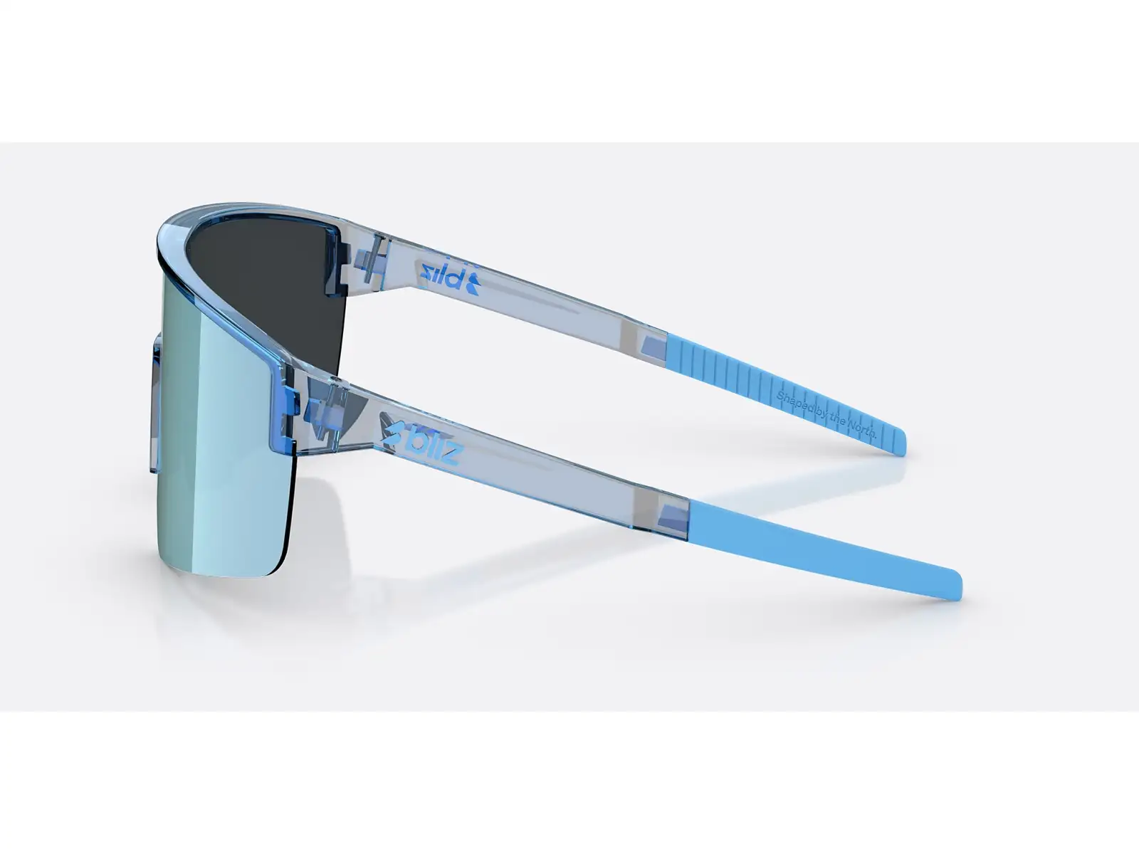 Bliz P004 sunglasses Transparent Blue/Smoke Ice Blue Multi