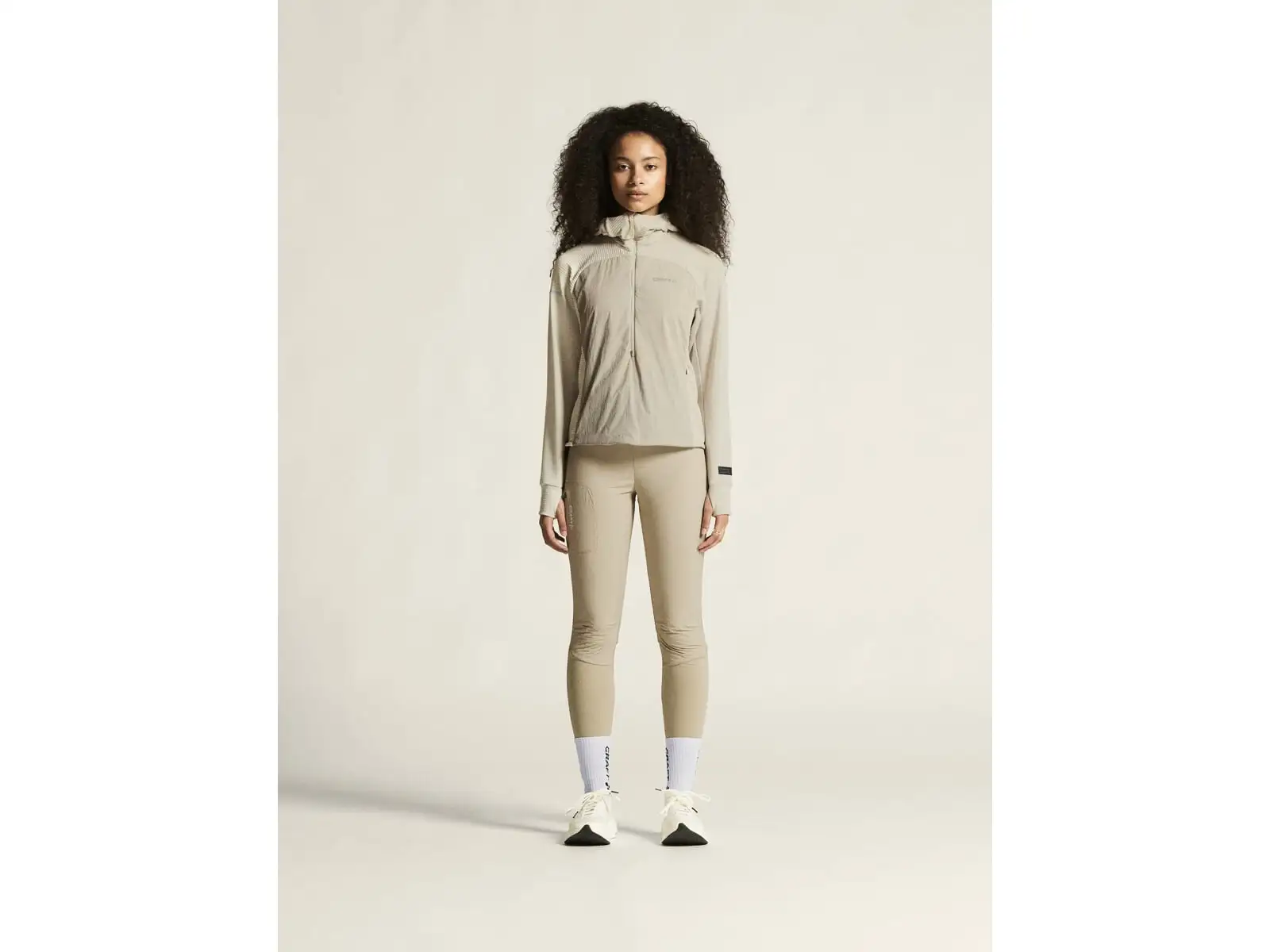 Craft SubZ Light Hood women's jacket beige