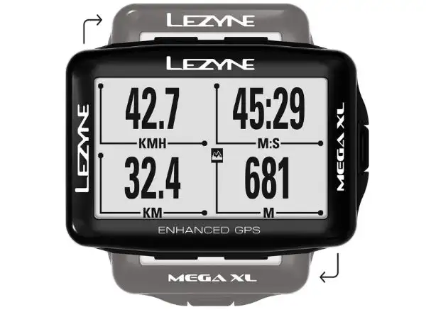 Lezyne Mega XL GPS navigation black