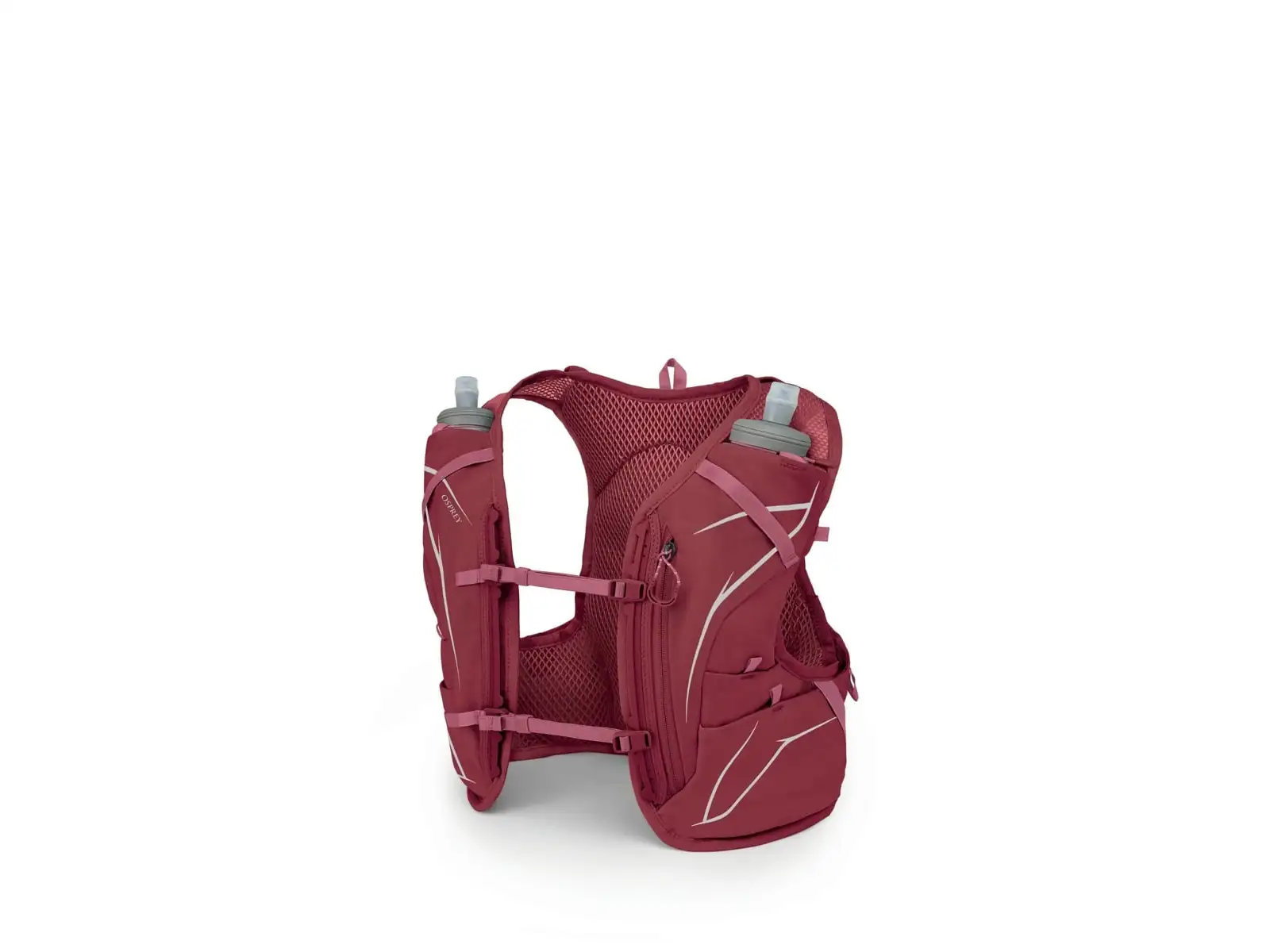 Osprey Dyna 6 women's running vest + 2x Hydraulics bottle 0.5 l Kakio/Manuka Pink