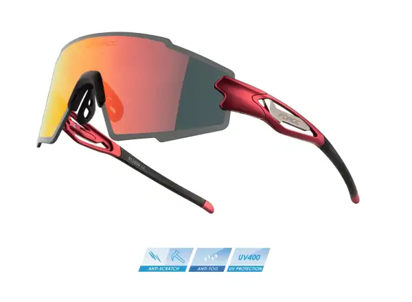 Force Mantra cycling glasses red/red polarized lenses