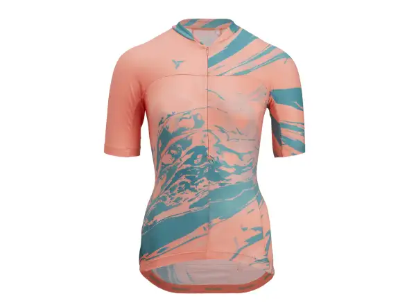 Silvini Catirina women's jersey short sleeve Coral/Green