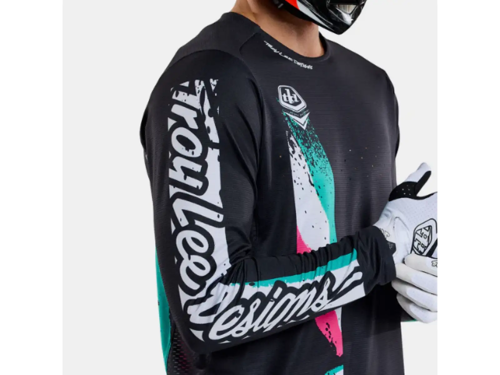 Troy Lee Designs Sprint Full Pull men's jersey long sleeve Black