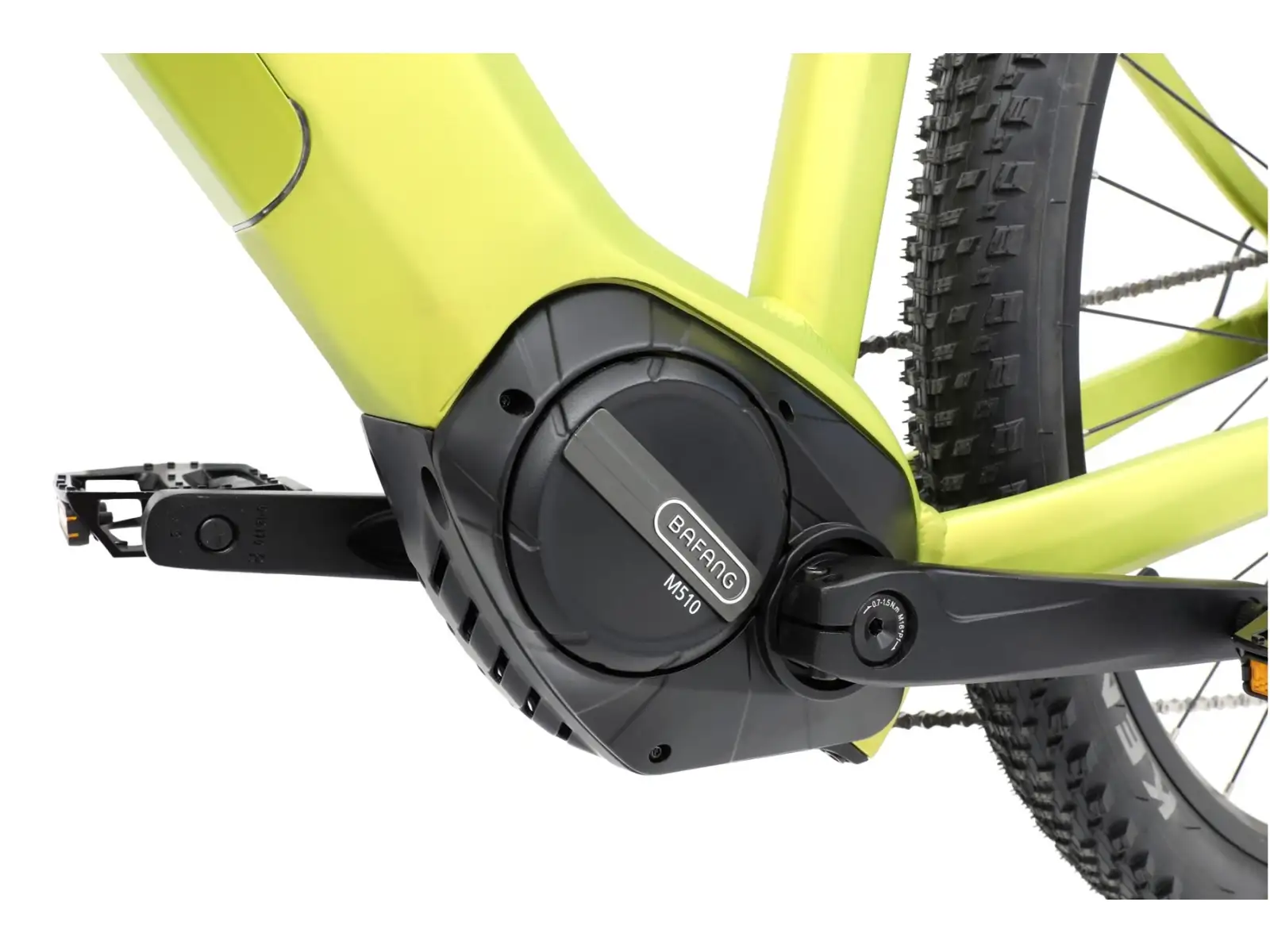 Apache Hawk 1 MX 720 Wh mountain e-bike fluo yellow