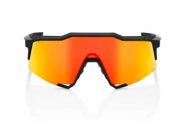 100% Performance Speedcraft Cycling Goggles Soft Tact Black/HIPER Red Multilay