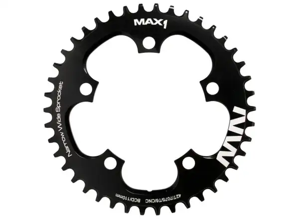 Max1 Narrow Wide chainring BCD110, 42t black