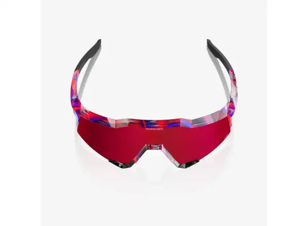 100% Speedcraft glasses FDJ Gloss Translucent Red/Blue/HiPER Fire Red Mirror Lens