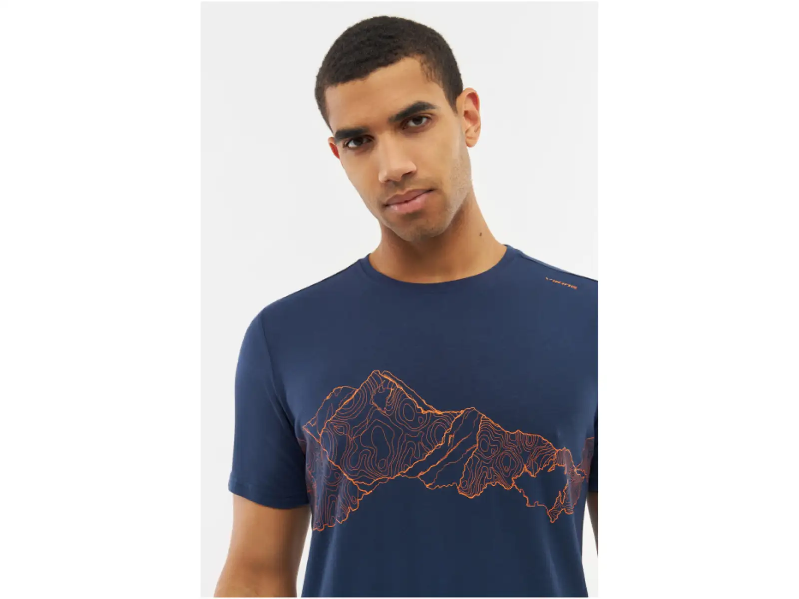 Viking Lenta Bamboo men's short sleeve T-shirt Blue