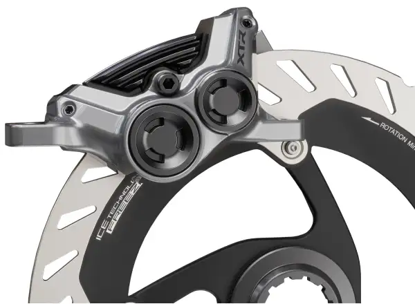 Shimano XTR BR-M9220+BL-M9220 disc brake rear pads metallic with cooling