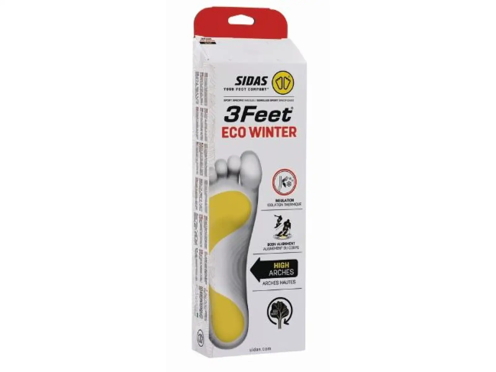 Sidas 3Feet Eco Winter High insoles