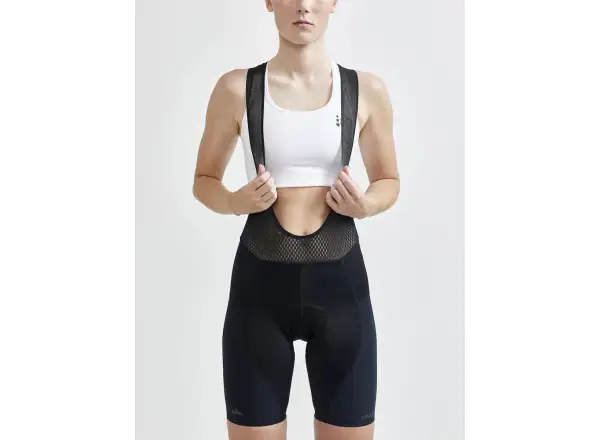 Craft ADV Aero Bib women's shorts with insert and braces black