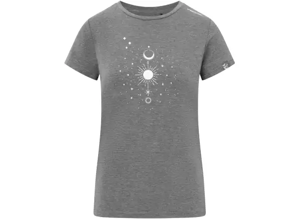 Viking Lako women's T-shirt short sleeve grey/white