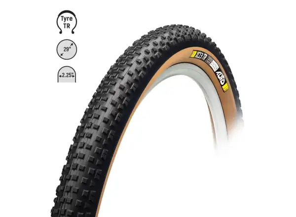Tufo XC13 TR 29x2.25" MTB tire kevlar black/beige