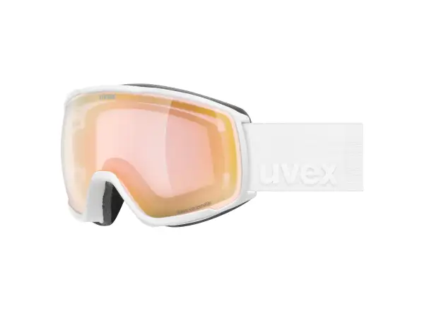 Uvex Vitorious Small V ski goggles white matt/rose - clear