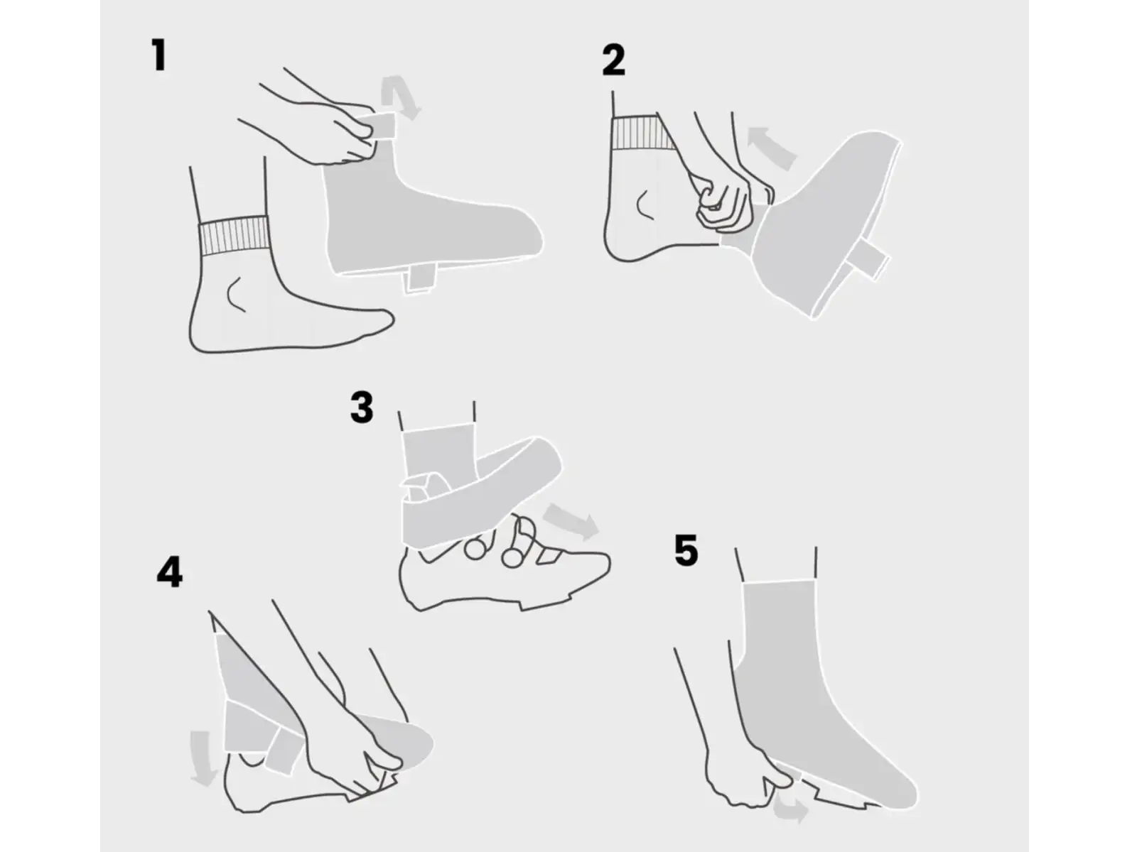 Grip Grab PACR Waterproof Winter Road shoe covers