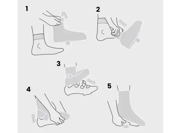 Grip Grab PACR Waterproof Winter Road shoe covers