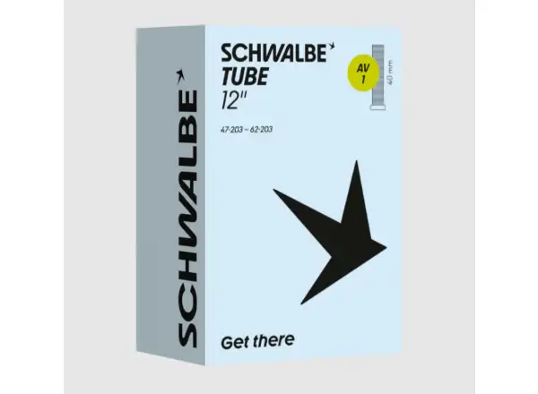 Schwalbe inner tube 12" AV1 47/62-203 car valve 40 mm
