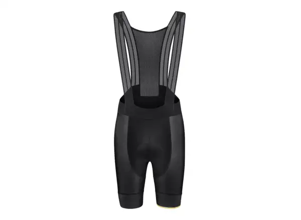 Force Gold men's bib shorts with padding black/gold