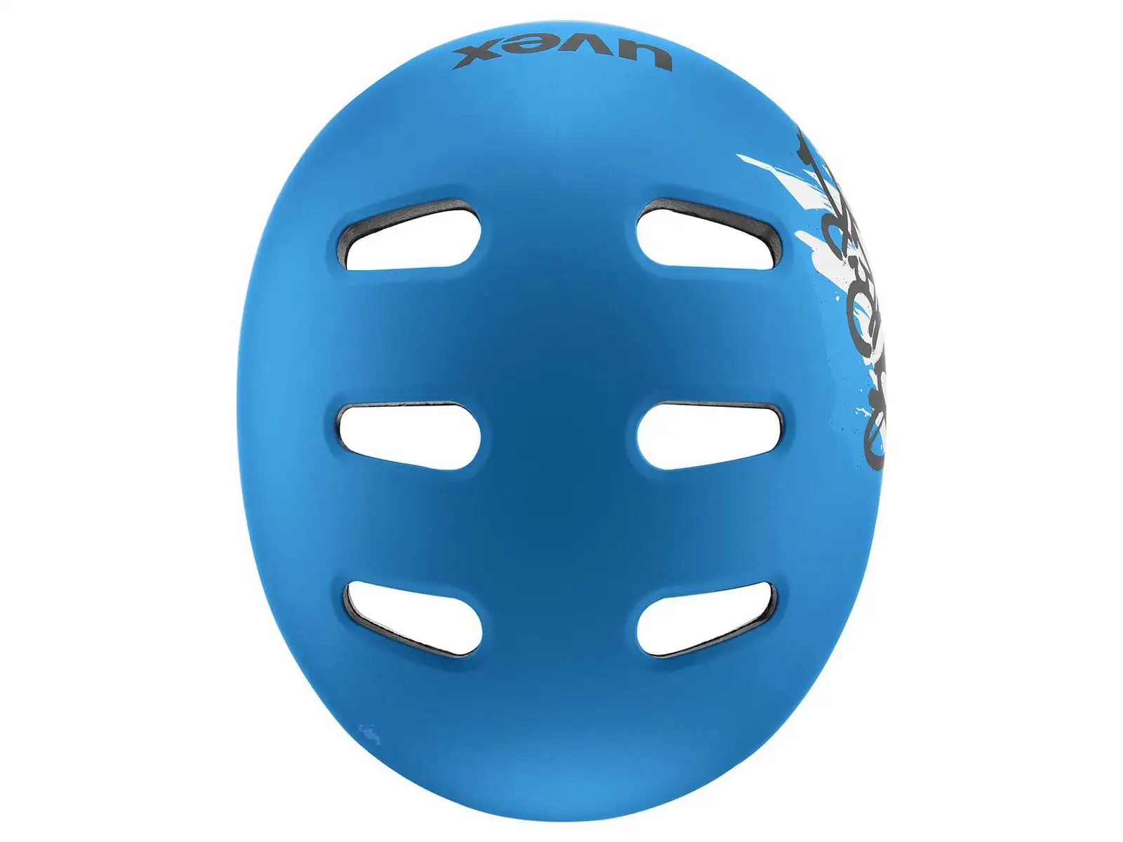 Uvex Kid 4 Style kids helmet Super Hero Blue Matt