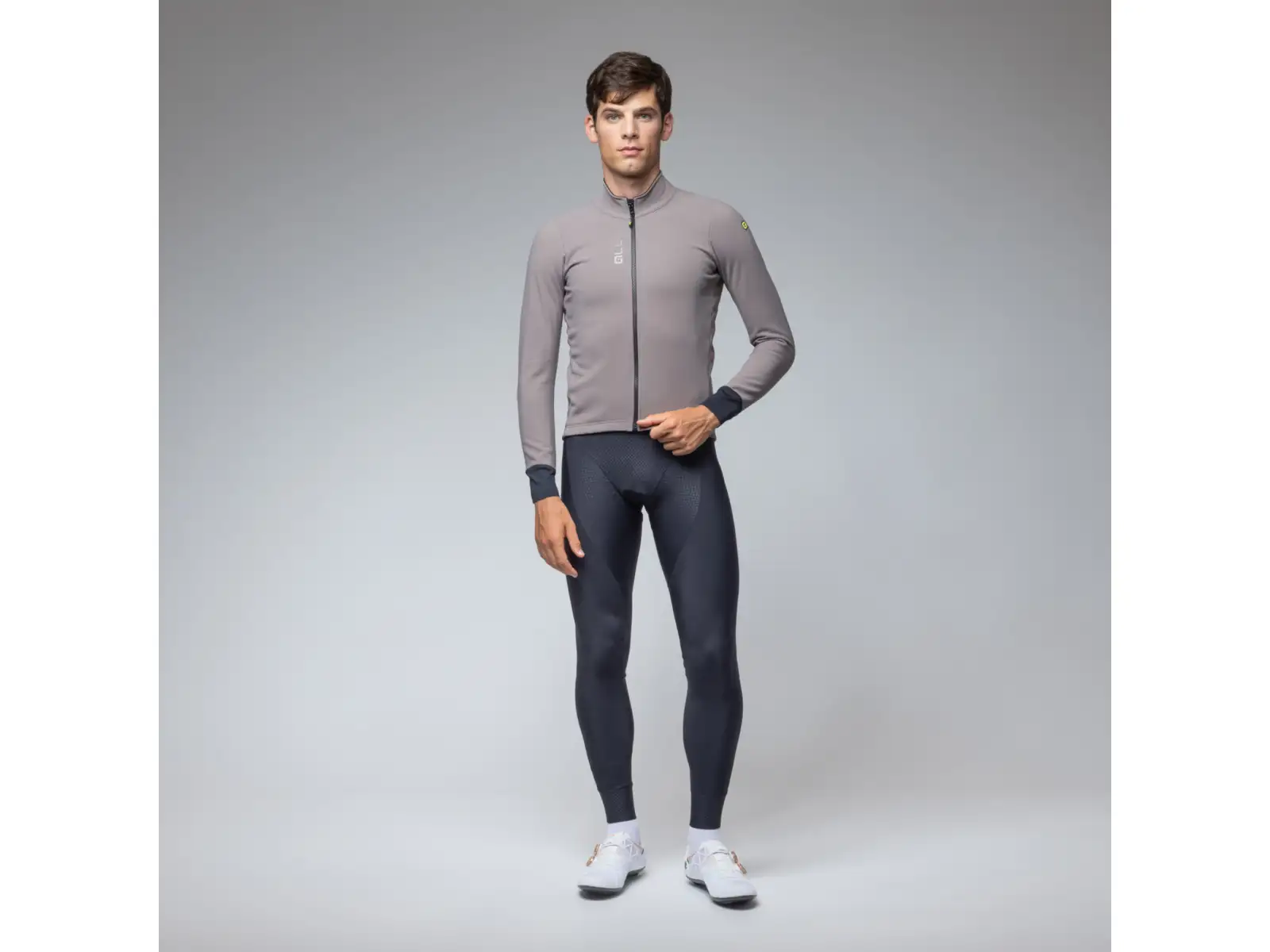 Alé Pragma Fondo 3.0 men's winter jacket Rope Grey