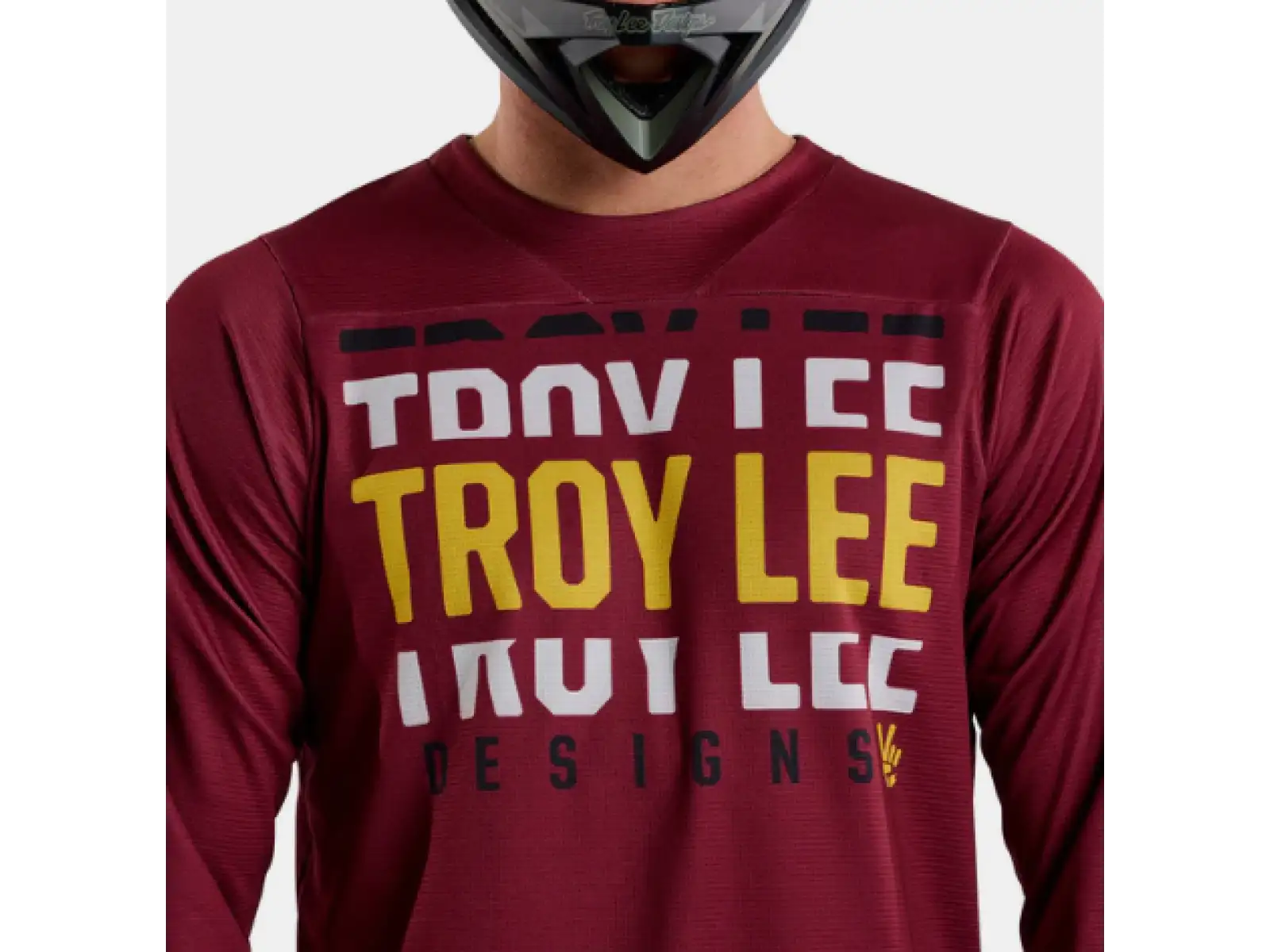 Troy Lee Designs Ruckus Spun men's jersey 3/4 sleeve Oxblood