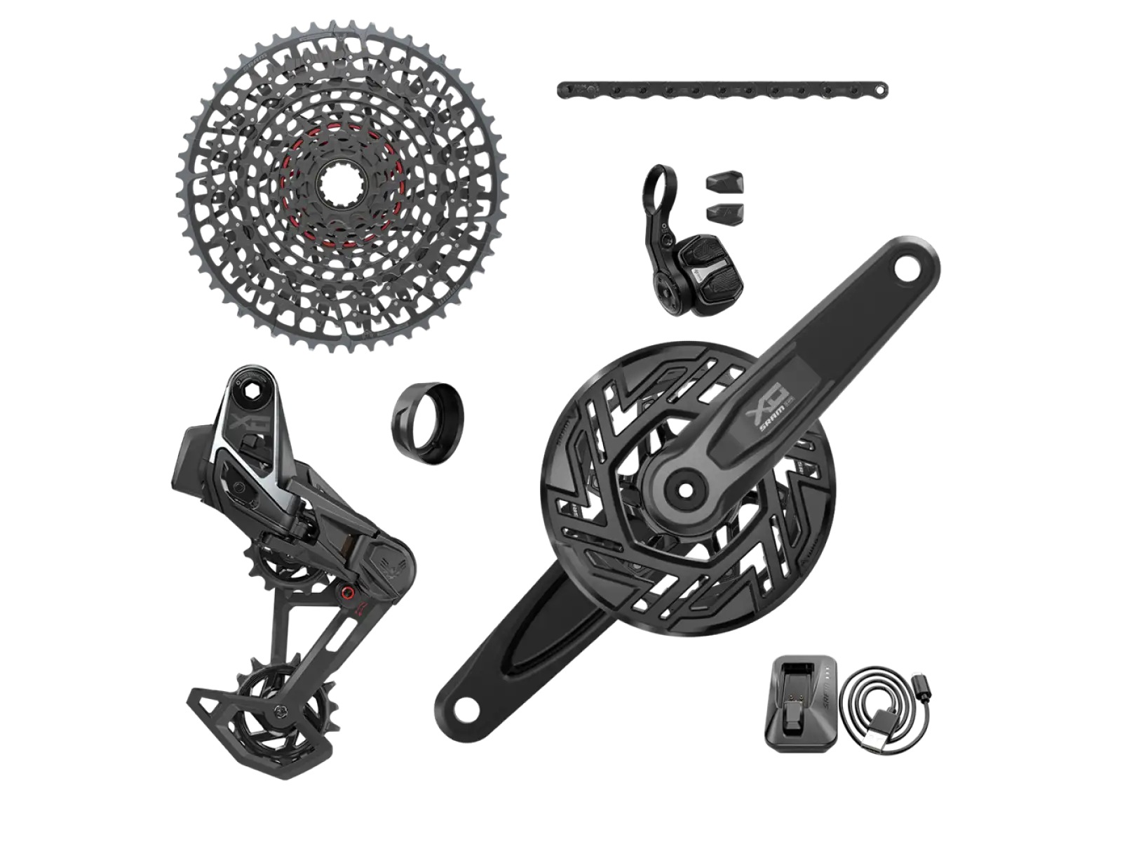 Sram X0 Eagle Transmission T-Type AXS kit for E-MTB 104BCD without cranks