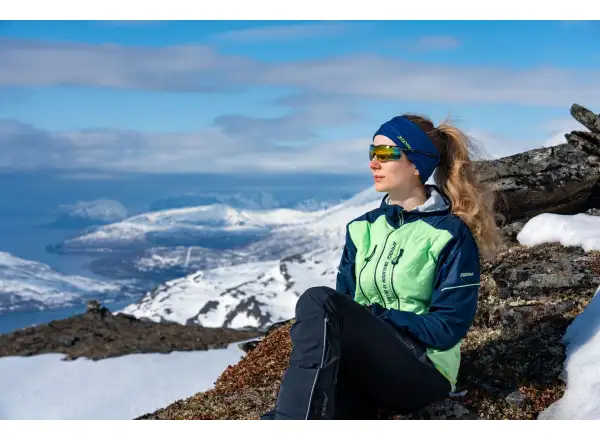 Silvini Asprino women's ski mountaineering jacket Green/Navy