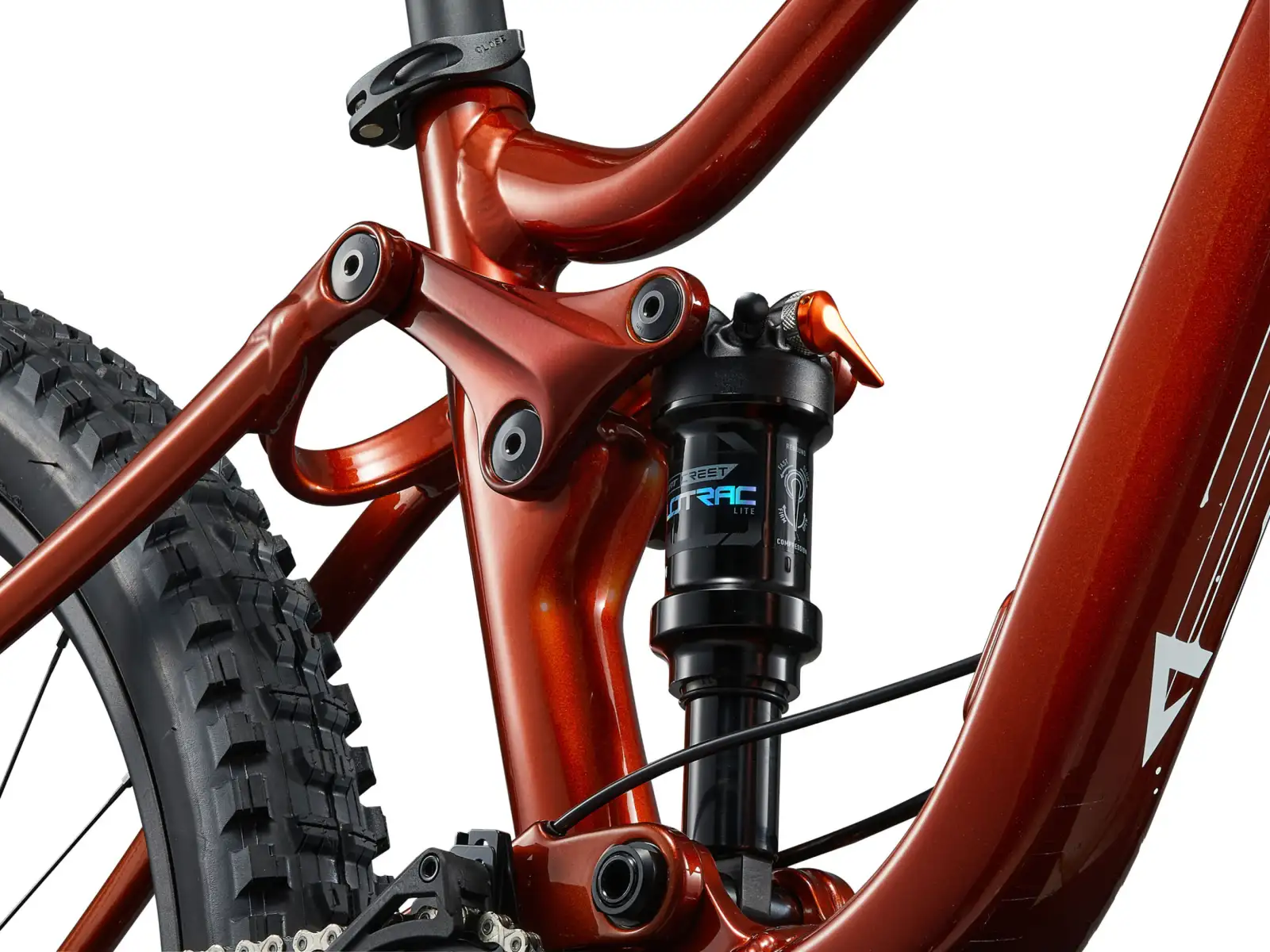Giant Faith 27.5"/26" children's full suspension bike Copper