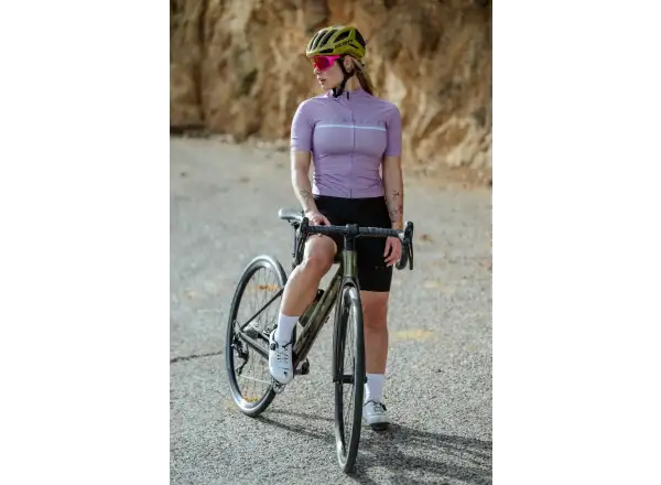Silvini Mazzana women's jersey short sleeve Lilac/Navy