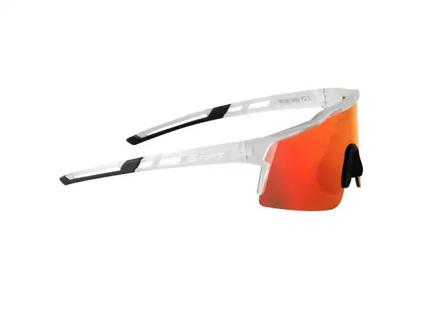 Force Nitro Junior cycling glasses transparent/red mirrored lens