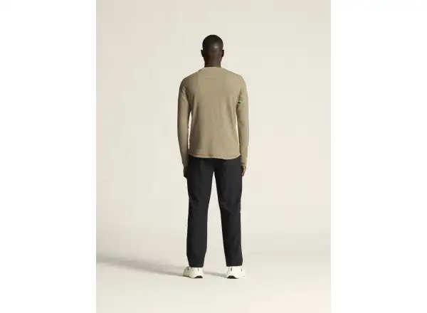 Craft Wool Waffle men's shirt long sleeve beige