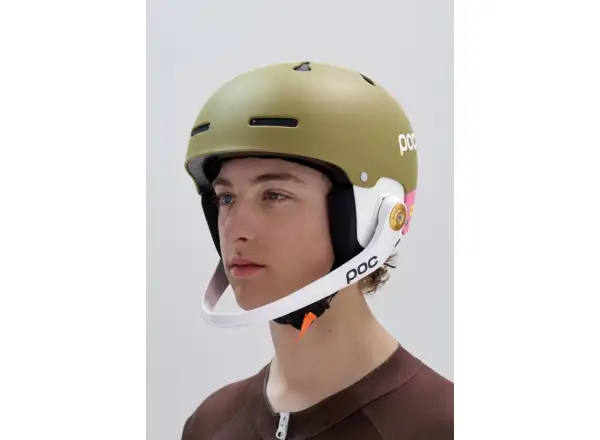POC Artic SL MIPS ski helmet Olivine Green Matt/Thulite Pink Matt