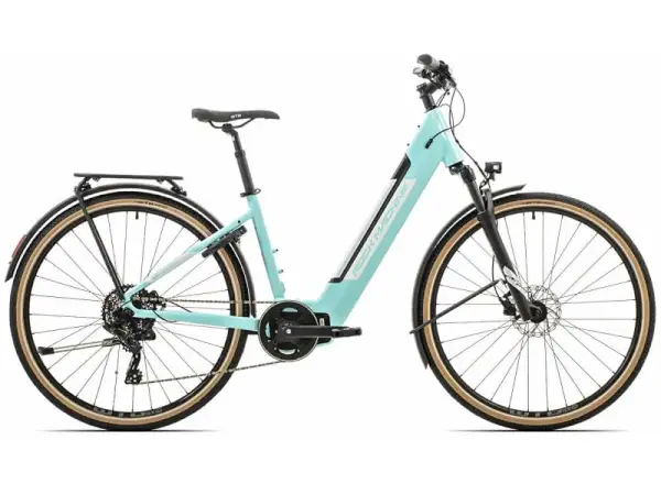 Rock Machine Ebike CrossRide INT e425 Lady Gloss Mint/White cross e-bike