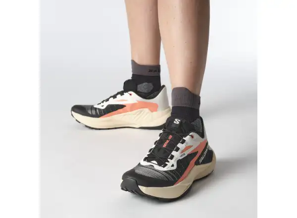 Salomon Genesis women's running shoes Fusion Coral/Tender Peach/Black