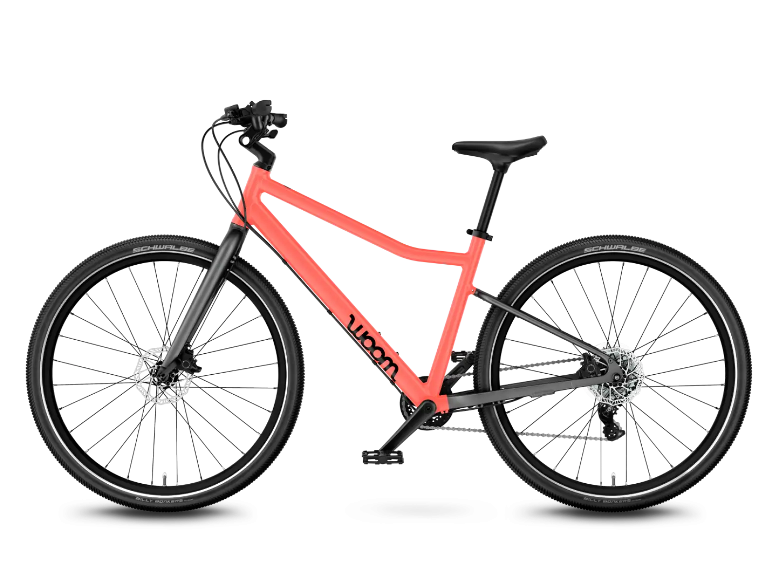 Woom 6 Explore kids bike 26" Neon Coral